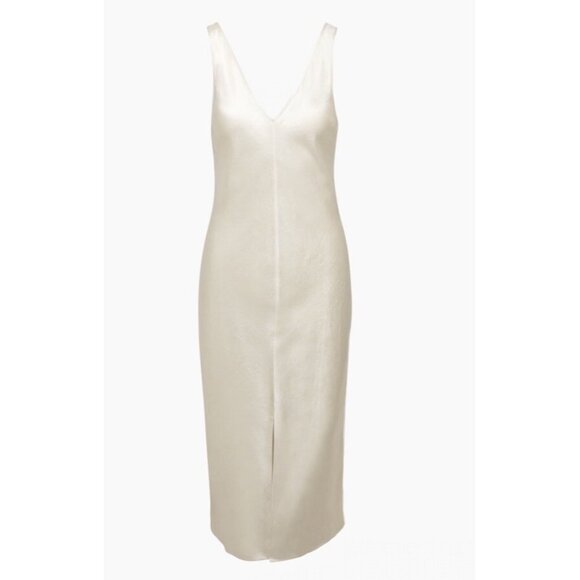 Aritzia Babaton Caspar Dress in Matte Pearl Sz S - Picture 6 of 11